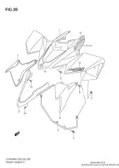 Tape,front fender lt (68156-45G00-CHG)
