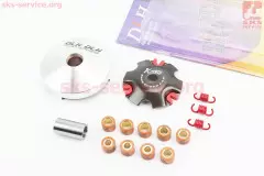 Варіатор передній комплект Suzuki LETS тюнінг (внутрішня щока 14мм), (DLH)