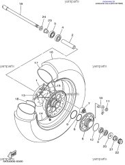 Втулка :: COLLAR, WHEEL (4H7-25377-00-00)