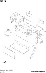 Wire, battery dr650s (33820-32E00-000)
