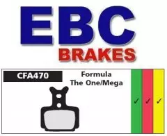 Колодки гальмівні дискові EBC CFA470