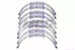Наклейка на колесо 17-18 KAWASAKI фіолетова (6058A)