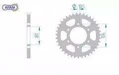 Зірка задня AFAM 16606-43