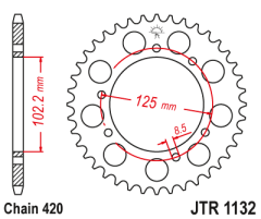 Зірка задня JT Sprockets JTR1132.48