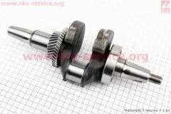 Колінвал під конус в зборі 182F, 188F, 190F (Китай)