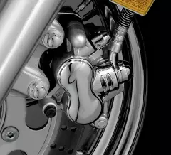 Кришка KURYAKYN гальмівного супорта BREMBO переднього (1294), Хром