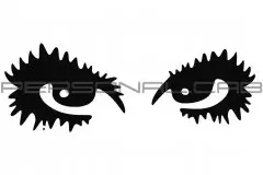 Наклейка декор EYES (18х6) чорна (HQ5)