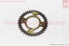 Зірка задня V200N, RS125-428-36T-d64мм, на 4 болти X d80мм гартована (Crocodil)