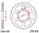 Зірка задня JT Sprockets JTR478.46