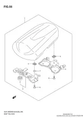 Box comp,seat gsx-r6 (45550-37H00-YKV)