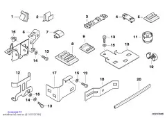 Bracket, cable harness (61137671786)