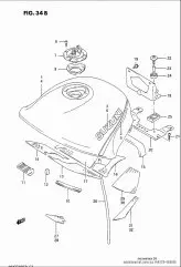 Bracket comp,fuel ta (44570-48B00-000)
