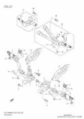 Bracket, footrest gs (43511-29G00-000)