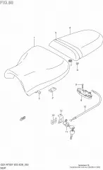 Cable, seat lock uc1 (45280-21F00-000)