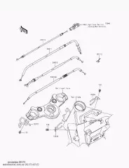 Зажим,трос дросельної заслонки ER650ECF (921730727)
