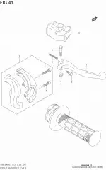 Cover brake lever (57341-36E00-000)