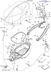 Крышка (белая) (2CM-F4756-00-1A)