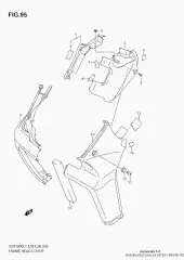 Cover,frame vzr1800/ (47361-48G00-YKZ)