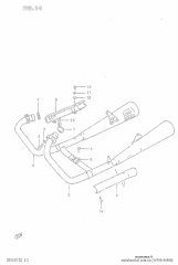 Cover,muffler lh (14790-44900-000)