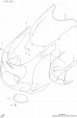 Cowling gsx-r600/w (94400-34E20-1LF)