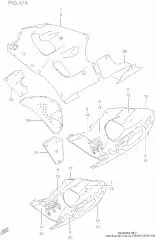 Cowling gsx-r750/v (94606-33E00-Y0W)