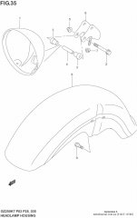 Cushion hsg gz125 (51827-12F00-000)
