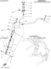 Детали тормозного цилиндра, к-т (5TG-W0042-50-00)
