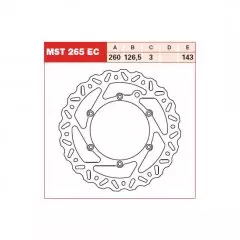 Диск гальмівний LUCAS MST265EC