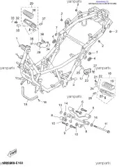Гайка :: NUT, SELF-LOCKING(3KJ) (90185-10154-00)