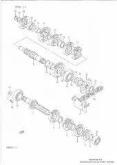 Gear, 2nd drive, nt (24221-28C00-000)