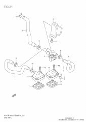 Hose,2nd air gsx-r10 (18711-21H00-000)