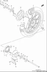 Hub,rr wheel dr125s/ (64110-44A01-000)