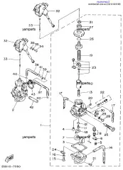 Карбюратор в Сборе (Прав.) :: CARBURETOR ASSY 2 (2GU-14102-01-00)