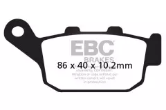 Колодки гальмівні дискові EBC FA140V V-PAD