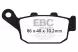 Колодки гальмівні дискові EBC FA140V V-PAD