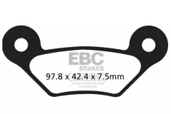 Колодки гальмівні дискові EBC FA609R
