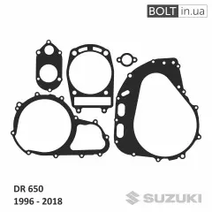 Набір прокладок Suzuki RSXFDR650