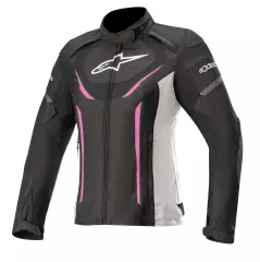 Мотокуртка Alpinestars Stella T-Jaws V3, Чорний/Білий/Рожевий, L