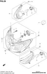 Lamp, front comb uh1 (35100-12J00-000)