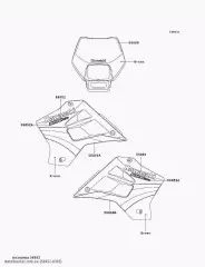 MARK,SHROUD,KAWASAKI KX85-A5 (560520395)