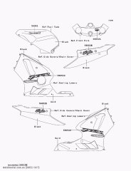 MARK,TAIL COVER,NINJA ZX1200-B (560521617)