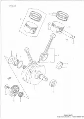 Metal,crank pin (12164-38B01-0A0)