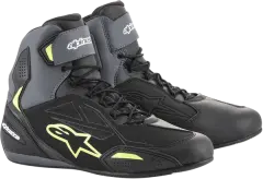 Мотоботи Alpinestars Faster-3 Drystar® Riding, Чорний/Сірий/Жовтий, 11.5