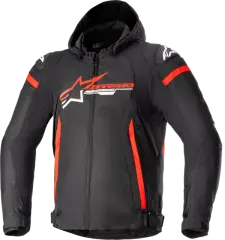 Мотокуртка Alpinestars Zaca Waterproof, Чорний/Червоний/Білий, XXL