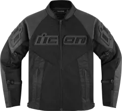 Мотокуртка Icon Mesh AF Leather, Чорний, XL