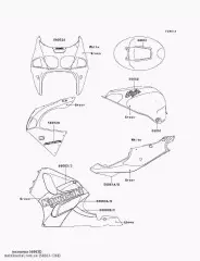 PATTERN,LWR COWLING,CNT, ZX750 (560631368)