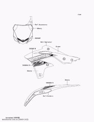 PATTERN,SHROUD,UPP,RH KX250ZDF (560692433)
