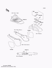 PATTERN,SIDE COVER,LH KX60-B19 (560661094)