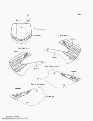 PATTERN,SIDE COVER,LH KX85ACF (560691539)