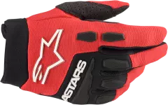 Моторукавички підліткові Alpinestars Full Bore, Чорний/Червоний, XXS